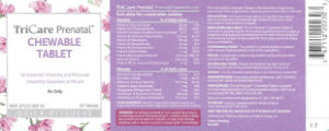 TriCare Prenatal Chewable Tablets