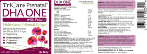 TriCare Prenatal DHA ONE with Folate