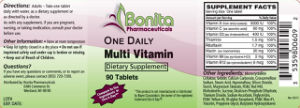 One Daily Multi Vitamin