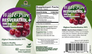Wild & Pure Resveratrol + 500 mg Trans-R