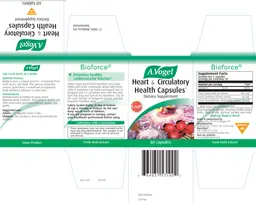 Label for A.Vogel Heart & Circulatory Health Capsules