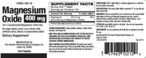 Magnesium Oxide 400 mg