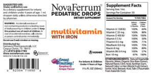 Multivitamin with Iron Raspberry Grape F