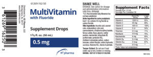 MultiVitamin with Fluoride 0.5 mg