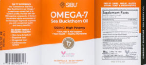 Omega-7 Sea Buckthorn Oil 1000 mg