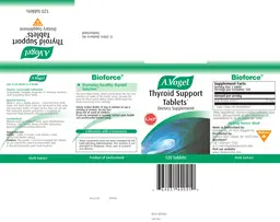 Label for A.Vogel Thyroid Support Tablets