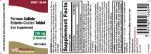 Ferrous Sulfate Enteric-Coated Tablet 32