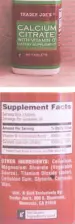 Label for Calcium Citrate with Vitamin D3