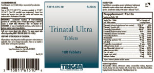 Trinatal Ultra Tablets