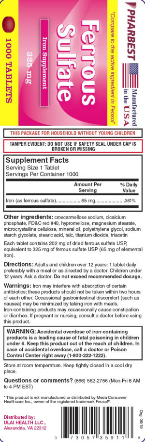 Ferrous Sulfate 325 mg