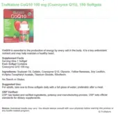 Label for CoQ10 100 mg