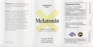 Melatonin 3 mg