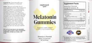 Melatonin Gummies Strawberry Flavored