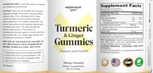 Turmeric & Ginger Gummies Mango Flavored