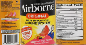 Airborne Original Gummies Assorted Fruit