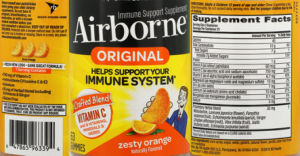 Airborne Original Gummies Zesty Orange