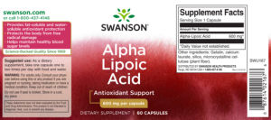 Alpha Lipoic Acid 600 mg