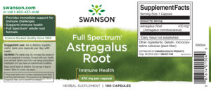 Astragalus Root 470 mg