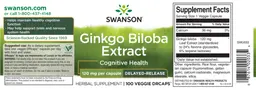 Label for Ginkgo Biloba Extract 120 mg