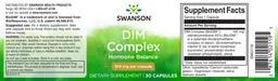 Label for DIM Complex 100 mg