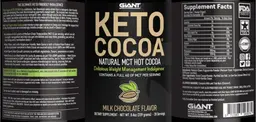 Keto Cocoa Milk Chocolate Flavor