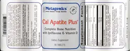 Label for Cal Apatite Plus