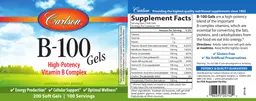 Label for B-100 Gels
