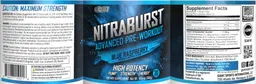 Label for NITRABURST Blue Raspberry