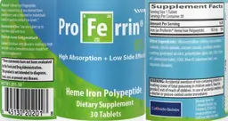 Label for ProFerrin ES