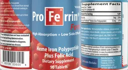 Label for ProFerrin Forte