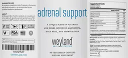 Label for Adrenal Support