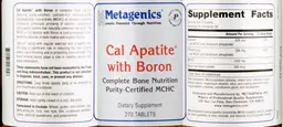 Label for Cal Apatite with Boron