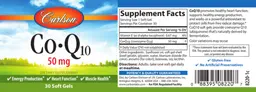Label for Co-Q10 50 mg