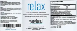 Label for Relax