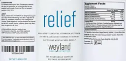 Label for Relief