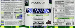 Label for ISONatural Chocolate