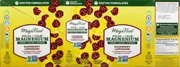 Label for Relax + Calm Magnesium Raspberry Lemonade