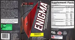 Label for Enigma Pineapple