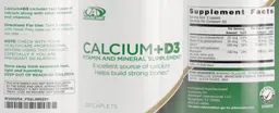 Label for Calcium+D3