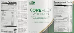 Label for CorePlex with Iron