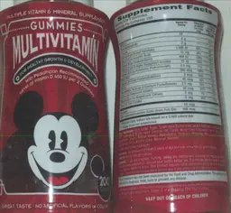 Label for Gummies Multivitamin