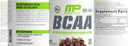 Label for BCAA Grape