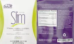 Label for Slim Apple Pear