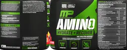 Label for Amino 1 Fruit Punch