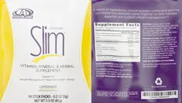 Label for Slim Lemonade