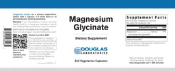 Label for Magnesium Glycinate