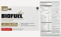 Label for BioFuel Cherry Limeade