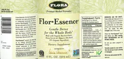 Label for Flor-Essence