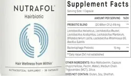 Label for Hairbiotic