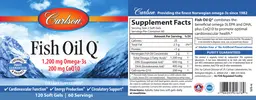 Label for Fish Oil Q